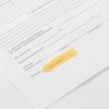 Bookmark adhesive STAFF, NEON plastic ARROWS, 50х12 mm, 5 colors x 20 sheets in a cardboard book