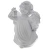 Ремеко / Decorative figure "Angel with a flashlight" (white color), L11W8H15 cm