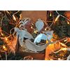 Ленивые Бобры / Lazy Beavers / A set of mirrored Christmas tree decorations "Sea inside" big in a gift box