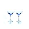 Гусевской Хрустальный завод / Set of crystal martini glasses lilac 2 pieces