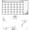 ROOMMATES / Stickers for decor "Calendar for notes"