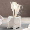 Доляна / Doliana / Kitchen set “Estet. Baby elephant ", 5 items: stand, spatula, fork, spoon, whisk