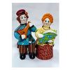 Ковровская глиняная игрушка / Figurine "Benches. Family", summer