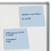 BRAUBERG / Selbstklebeblock (Aufkleber) PASTEL, 76x76 mm, 100 Blatt, blau