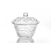 Гусевской Хрустальный завод / Crystal vase for a table with a cover "Enchantress" colorless
