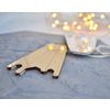 Ленивые Бобры / Lazy Beavers / Set of mirrored Christmas tree decorations "Space inside" in a gift box