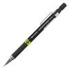 Pencil mechanical BRAUBERG "Ring" case, black, details, assorted, eraser, 0.5 mm