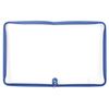 Pasta para cadernos A4 PIFAGOR, plástico, zíper em volta, transparente, azul
