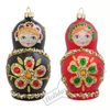 Holiday Classics / Set of Christmas decorations "Matryoshka" Gems ", 6 pcs