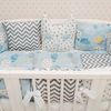 Dreams Store / Set of sides for a round crib "Dreamer in Blue"