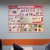 The whiteboard information "Fire safety" (910х700 mm)plastic