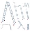 NEW HEIGHT / Aluminum transforming ladder 4x4 steps, height 4.5 m (4 sections 1.2 m each) up to 150 kg, weight 16.5 kg