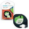 Cartridge for label printers DYMO Letra Tag, 12 mm х 4 m, paper ribbon, white