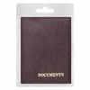 Cover per documenti auto STAFF "Profit", ecopelle, "DOCUMENTS", bordeaux