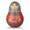 Шугозерская роспись / Неваляшка малая с музыкальным механизмом «Благая весть» ручная роспись