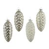 Edelman / Set of glass Christmas tree decorations "Pine cone-New Year's classics", packing 12 pcs