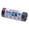 ЛАЙМА / Garbage bags 20 L, black, 30 pcs per roll, HDPE, 8 microns, 45x50 cm (± 5%), standard