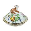 Гжельский Фарфоровый завод / Pancake maker All for the cat Shrovetide in painting Fruit diameter 26.5 cm