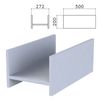 Budget system unit stand, 272x500x200 mm, grey