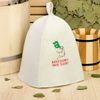 Добропаровъ / Hat for a bath with embroidery "The bath soars strength gives", first grade / 4 pieces