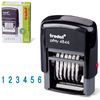 The numerator 6-bit, print 25х4 mm, blue, TRODAT 4846 case, black