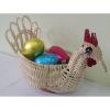 Gift "Wicker chicken" with curly chocolate small 100g.