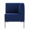 Upholstered corner armchair "Host" M-43, 620x620x780 mm, without armrests, eco-leather, dark blue