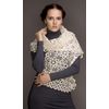 Снежинка / Snowflake / Scarf lace with floral pattern