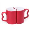 Set of cups for lovers "Two Halves"