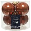 Kaemingk / Set palline in vetro 8 cm terra brown mix, 6 pz