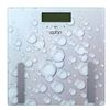 ECON / Scales floor diagnostic ECO-BS011, electronic, weight up to 180 kg, square, glass, white