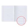 HATBER / Notebook GREEN cover 12 sheets, frequent slanting line with margins, offset / 20 pcs.