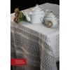 Тканые узоры / Tablecloth "Snowy" small, 170x140