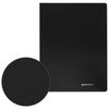 Carpeta con encuadernador de plástico BRAUBERG "Office", negro, hasta 100 hojas, 0,5 mm