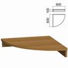 Argo monitor stand, 600 x600 x100 mm, walnut