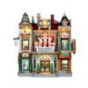 Facciata 'Christmas shopping area' (luce, suono, dinamica), 22,2x26,5x12,8 cm, adattatore, LEMAX