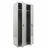 Metal cabinet for clothes PRAKTIK "LS-21-80", two-section, 1830х813х500 mm, 35 kg