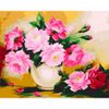 Опт-картина / Tranh theo số 40x50 Mẫu đơn hồng