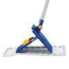 ЛАЙМА / Mop with flounder 40 cm, handle 120 cm, thread 1.6 cm, MOP microfiber / abrasive, pockets (TYPE K)