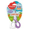 Scissors MAPED (France) "Kidicut", 120 mm, safe blades, assorted, cardboard packaging with Euro slot