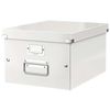 LEITZ archive box "Click & Store" M 200х280х370 mm, laminated cardboard, collapsible, white