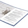 Carpeta archivadora OFFISMAG con mecanismo arqueado, revestimiento de PVC, 50 mm, azul