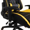 Computer chair BRABIX "GT Master GM-110", two pillows, eco-leather, black / yellow