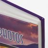 BRAUBERG photo album for 100 photos 10x15 cm, hard cover, "Mountain view", lilac