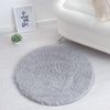 Этель / Carpet Lama, gray color, diameter 80 cm, polyethylene 100%