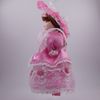 Потешный промысел / Christmas tree toy from porcelain "Summer resident in an elegant summer dress of the 19th century"