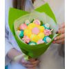 Delicious bouquet "Bouquet rainbow" from marshmallows and marmalade, KAWAKA