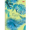 HATBER / Notebook A4, 96 sheets, comb, cage, cardboard cover, "TropicsLeaves" / 8 pcs.