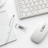 Eraser OTISBURG, 57х18х8 mm, three-layer, white, in cardboard display