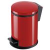 Waste bin Hailo Pure S., 3l., Steel, red